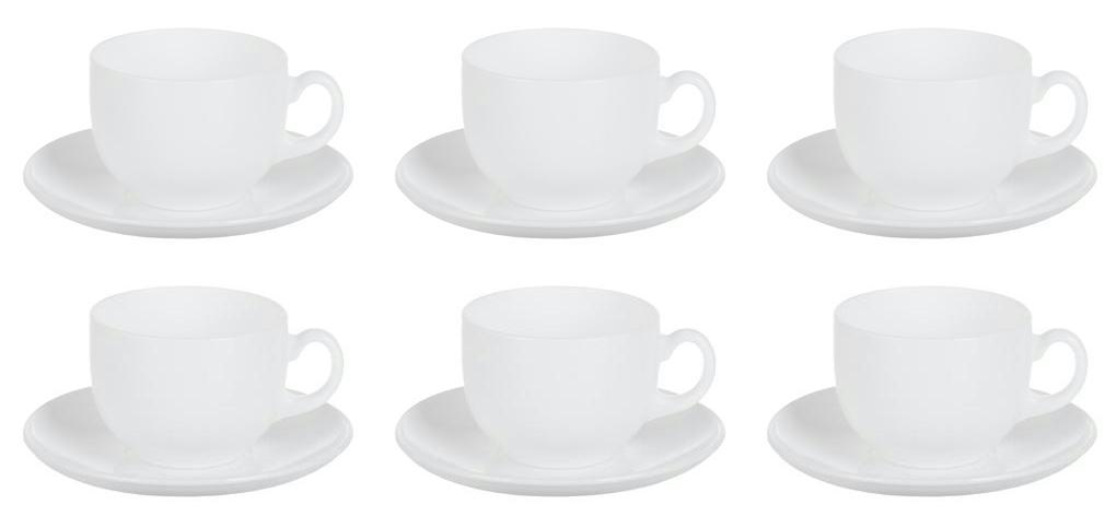 Набор чашек Luminarc Essence White 6х220 мл (P3380) - Фото 1