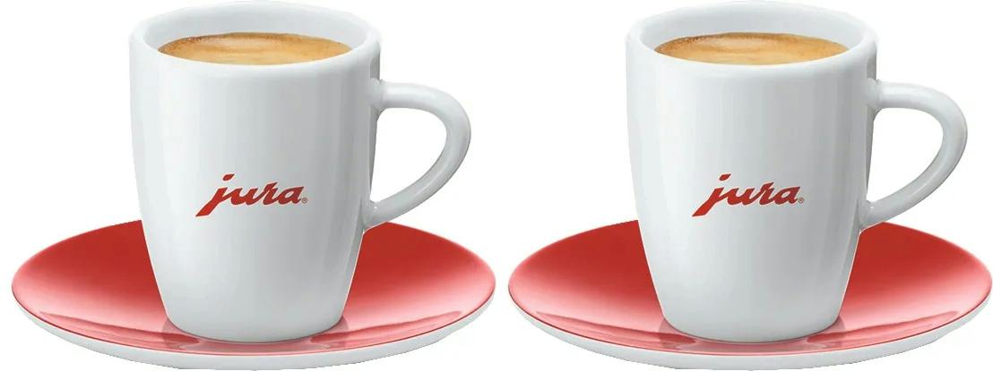 Набір чашок Jura для еспресо з Лого 85 мл 2 шт. - Фото 1