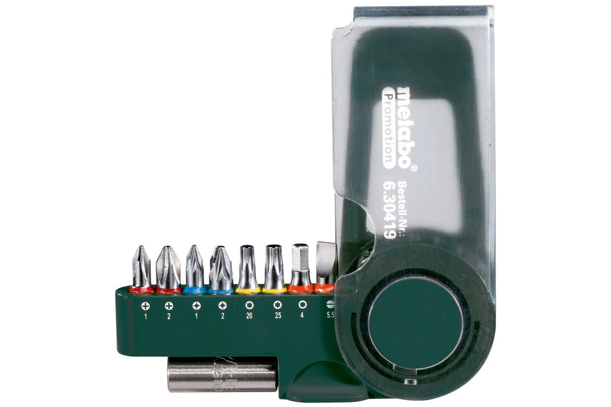 Біта для викрутки Metabo Promotion 9 шт.  (630419000) - Фото 1