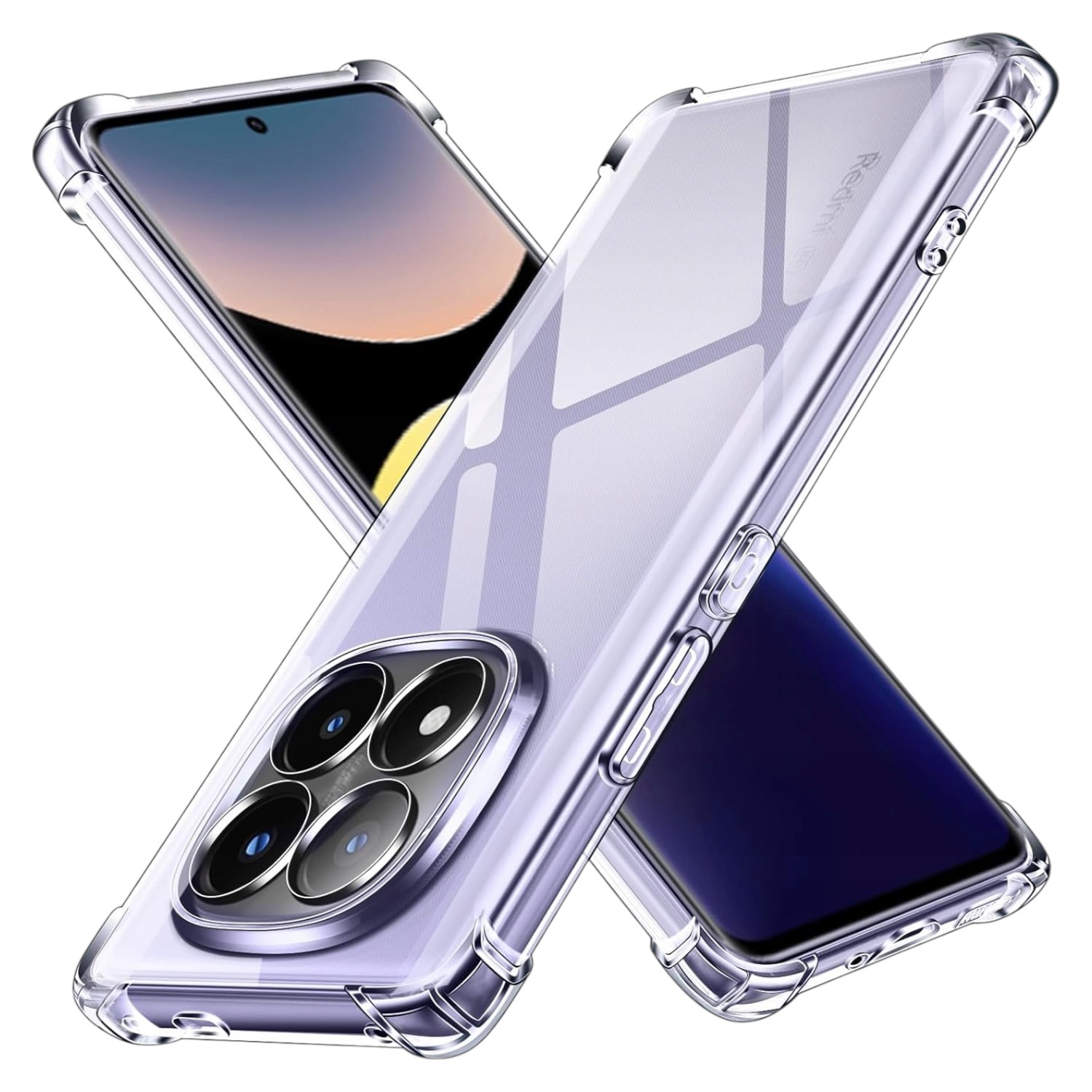 Чехол для смартфона BeCover Anti-Shock for Xiaomi Redmi Note 14 Pro 4G Clear (713036) - Фото 1