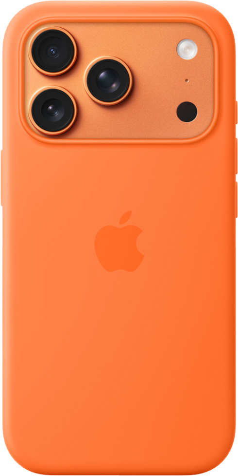 Чехол для смартфона Apple Silicone Case with MagSafe iPhone 17 Pro Orange (MGFE4) - Фото 1