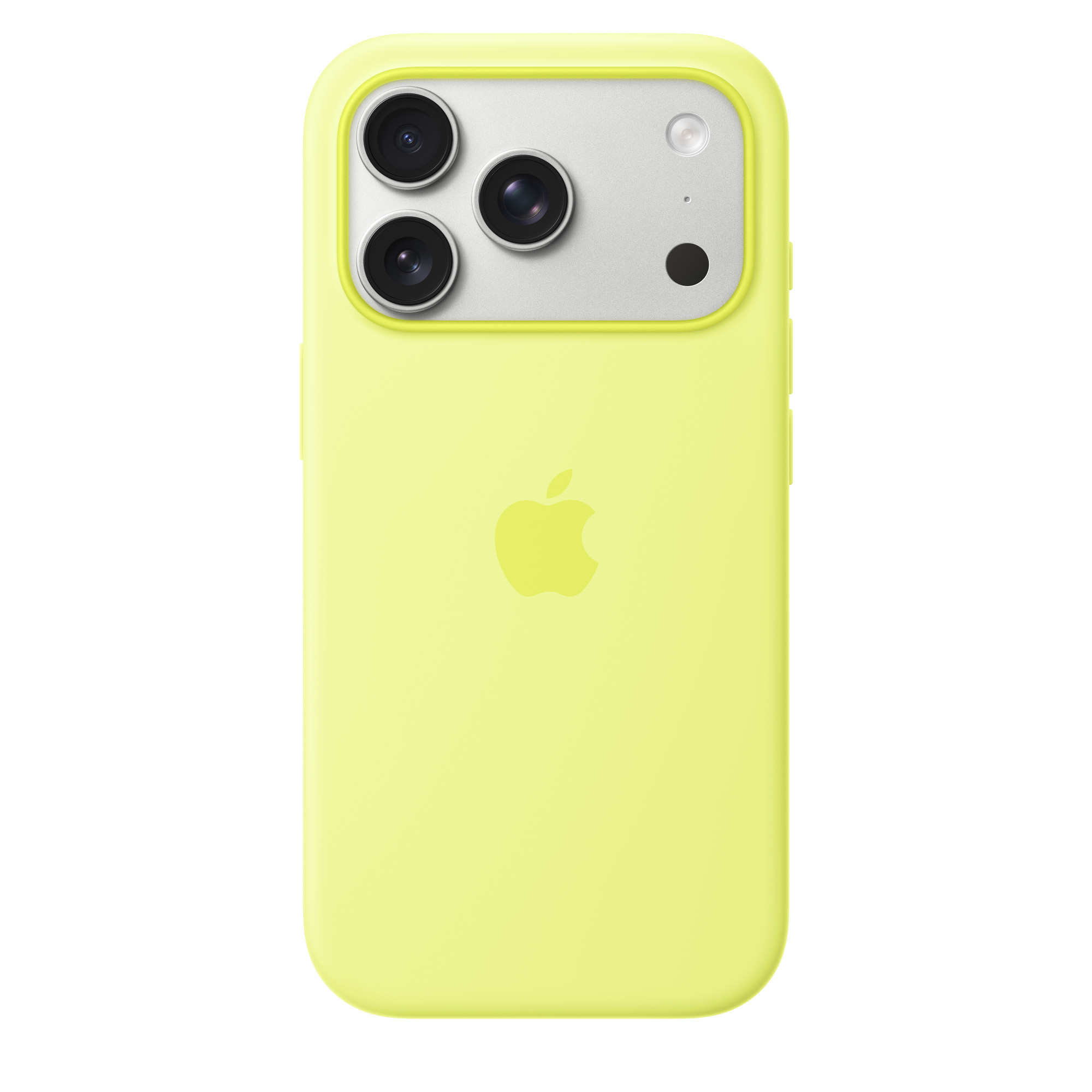 Чохол для смартфону Apple Silicone Case with MagSafe iPhone 17 Pro Neon Yellow (MGFF4) - Фото 1
