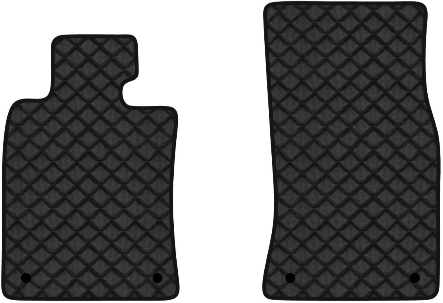 Килимки з екошкіри в салон авто передні EVAtech ECO для Cooper (R56) 3-doors MINI 2006-2014 2 покоління Htb EU (MI21844AB2BW4BBB) - Фото 1