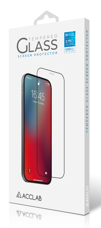 Защитное стекло для смартфона ACCLAB Full Glue for Xiaomi Mi A3 25в1 Black (1283126499432) - Фото 1