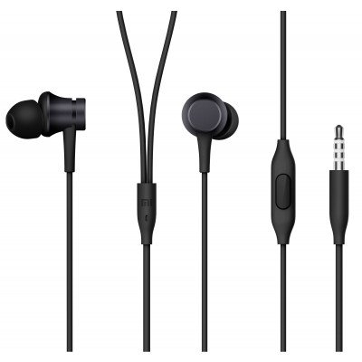 Наушники вкладыши Xiaomi Piston Fresh Bloom Matte (ZBW4354TY) Black - Фото 1