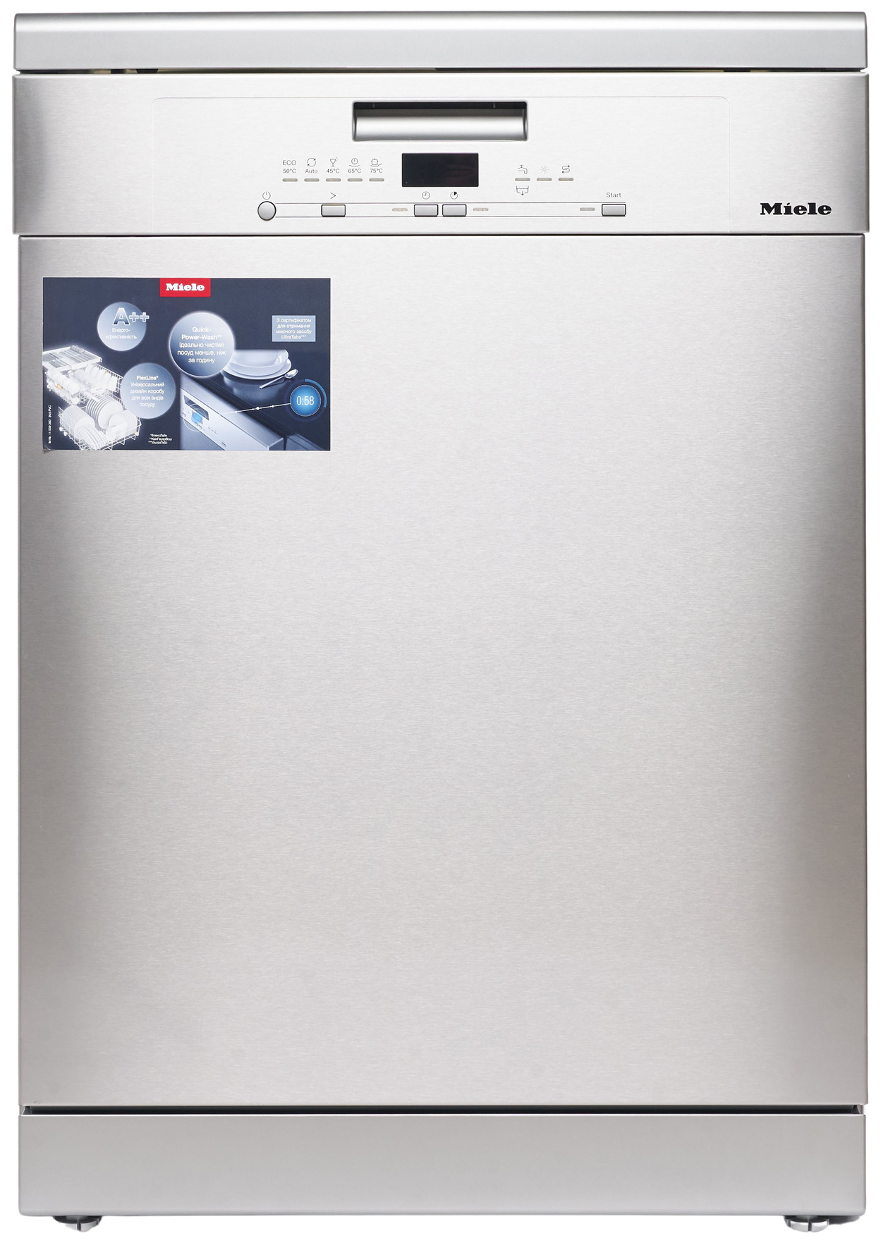 Посудомоечная машина отдельностоящая Miele G 5000 SC CleanSteel - Фото 1