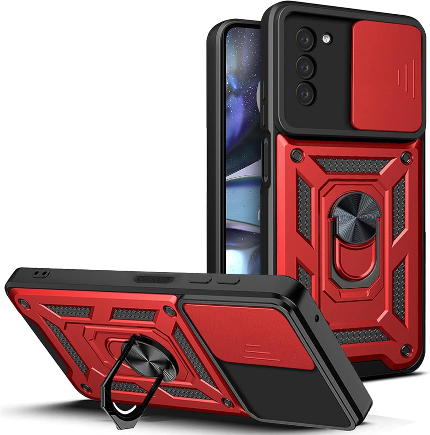 Купити Чохол для смартфону
 BeCover Military for Nokia G22 Red (709993) - Фото 1 Чохол для смартфону
 BeCover Military for Nokia G22 Red (709993) - Фото 1