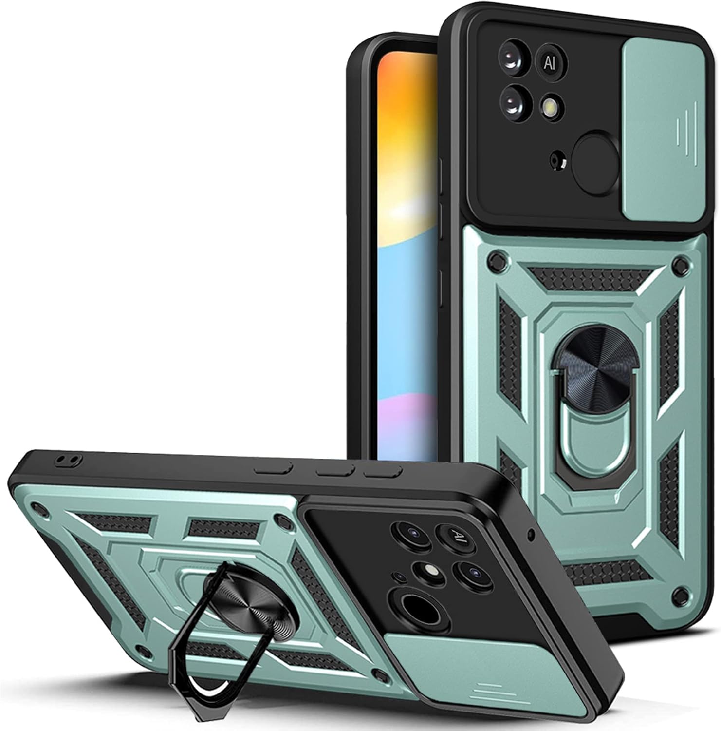 Чохол для смартфону BeCover Military for Xiaomi Redmi 10C Dark Green (708335) - Фото 1