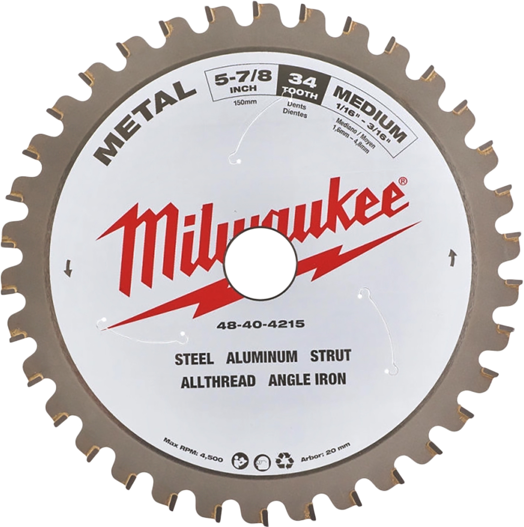 Диск пильный Milwaukee 150x20x1.6x34 мм (48404215) - Фото 1