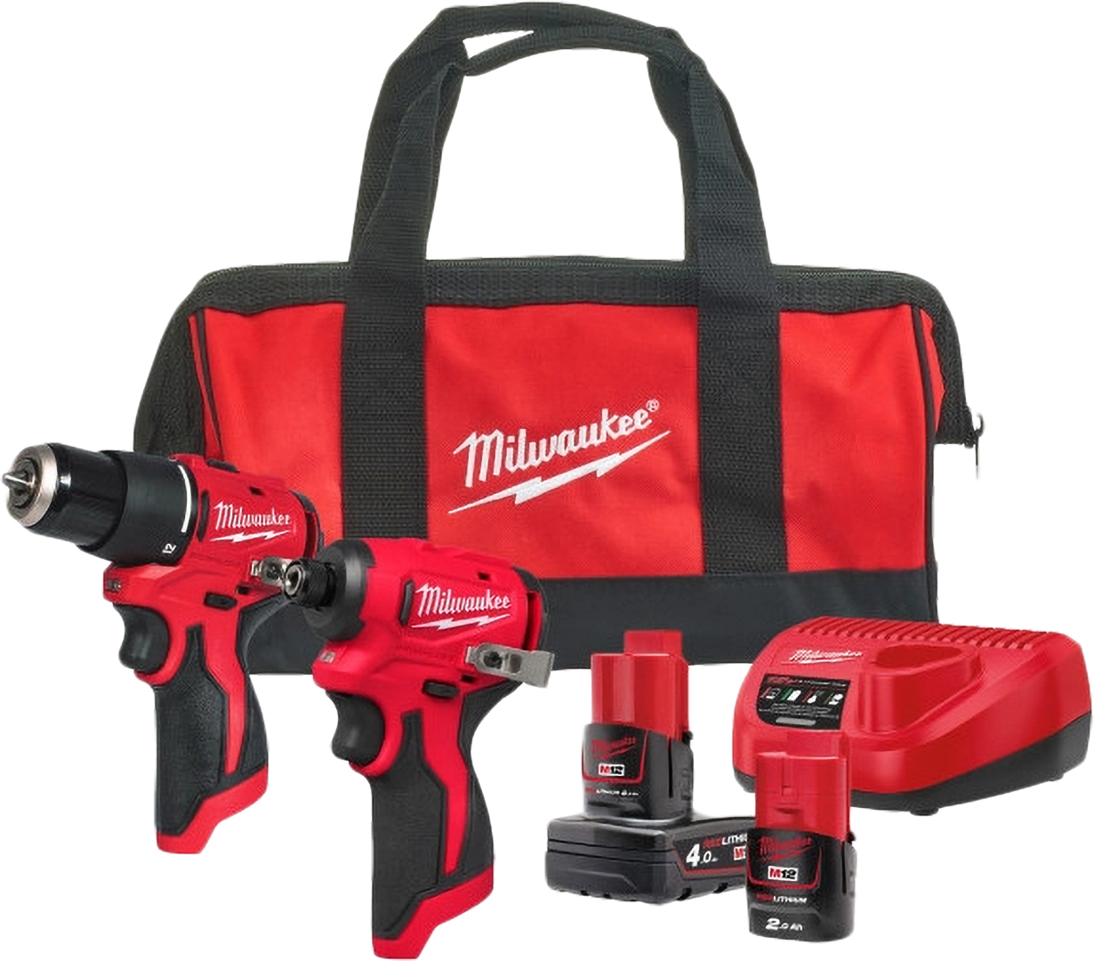 Набір електроінструментів Milwaukee M12BLPP2B-422B (4933500425) - Фото 1
