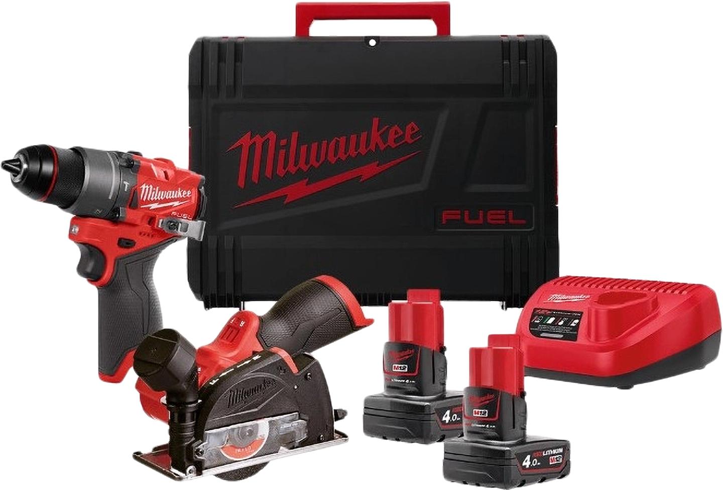 Купить Набор электроинструментов Milwaukee M12FPP2G2-402X (4933480592) - Фото 1 Набор электроинструментов Milwaukee M12FPP2G2-402X (4933480592) - Фото 1