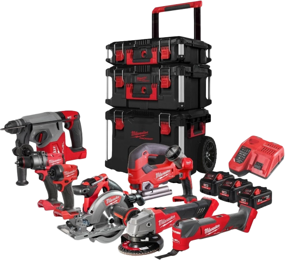 Набір електроінструментів Milwaukee M18 FPP8C-553P (4933498007) - Фото 1