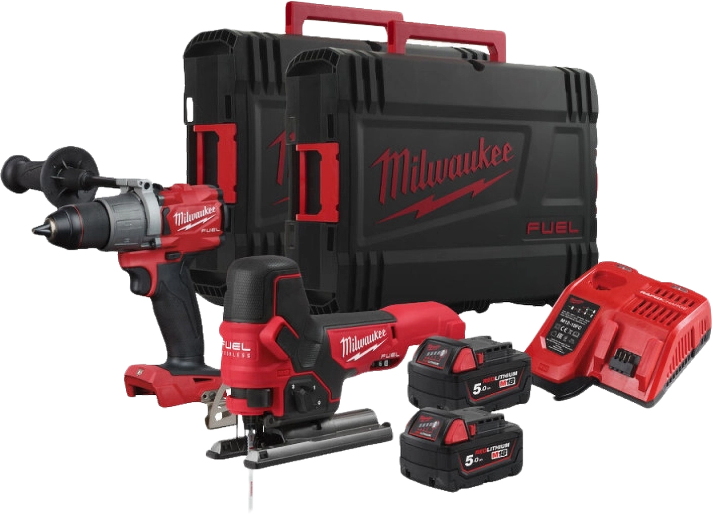 Купить Набор электроинструментов Milwaukee M18FPP2-502X (4933471917) - Фото 1 Набор электроинструментов Milwaukee M18FPP2-502X (4933471917) - Фото 1