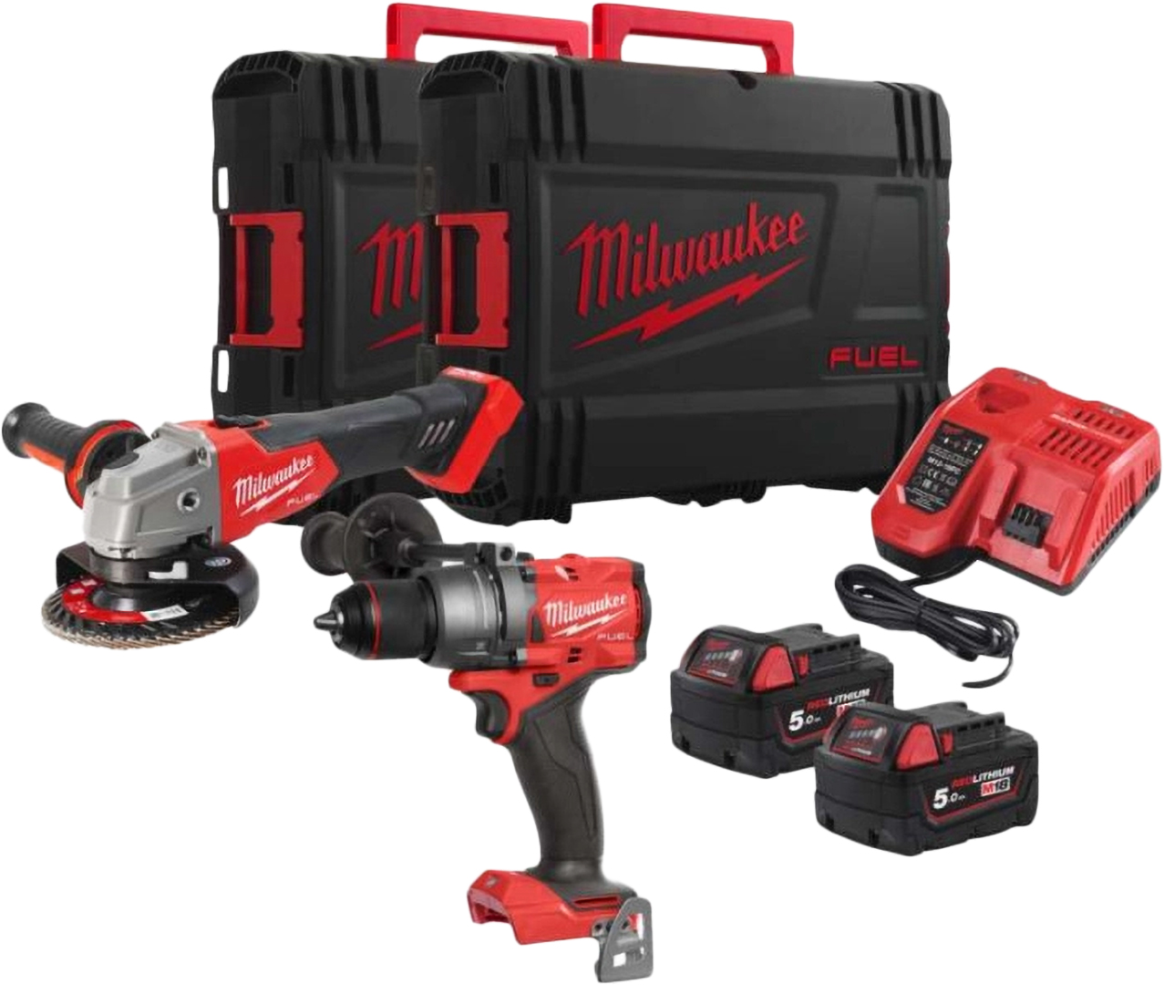 Купить Набор электроинструментов Milwaukee M18FPP2E3-502X (4933492516) - Фото 1 Набор электроинструментов Milwaukee M18FPP2E3-502X (4933492516) - Фото 1