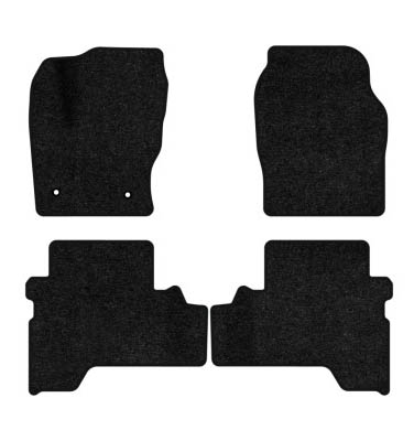 Коврики ворсовые в салон авто EVAtech Standard для Ford C-Max (C344) (2 clips) 2010-2019 2 поколение Minivan EU черный кант FD12377PDC4FC2VEB - Фото 1