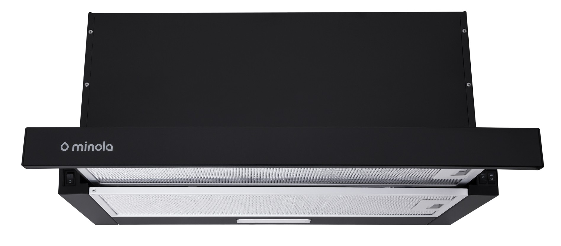 Вытяжка встраиваемая Minola HTL 5714 BL 1100 LED - Фото 1