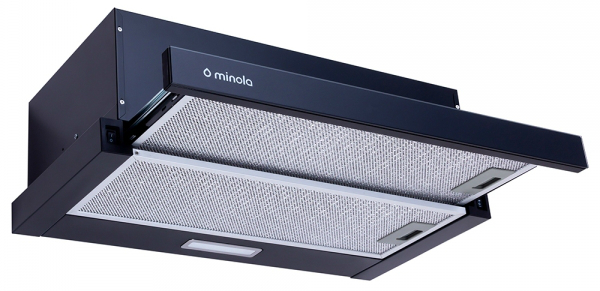 Вытяжка встраиваемая Minola HTL 6234 BL 700 LED GLASS - Фото 1