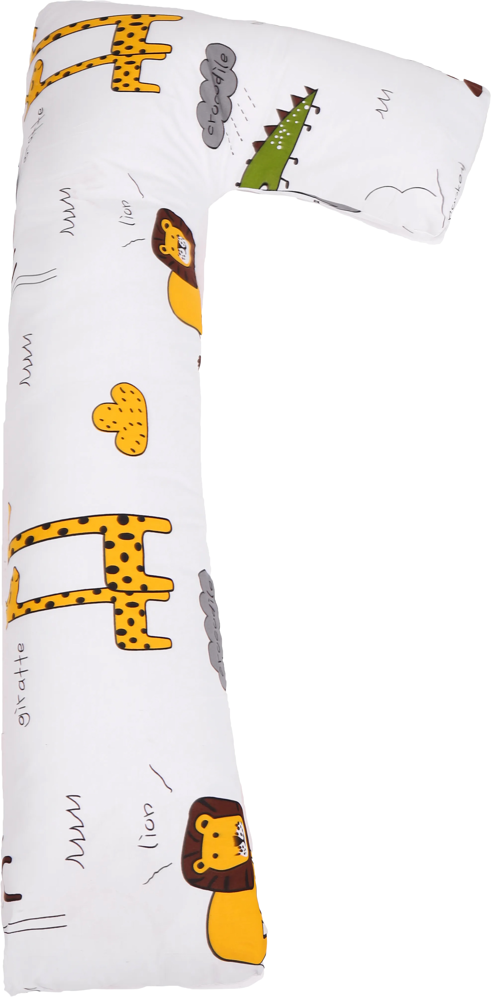 Подушка для майбутніх мам MirSon Г-подібна №5014 Color Line 17-0132 Lion King 140x40x20 см (2200010969658) - Фото 1