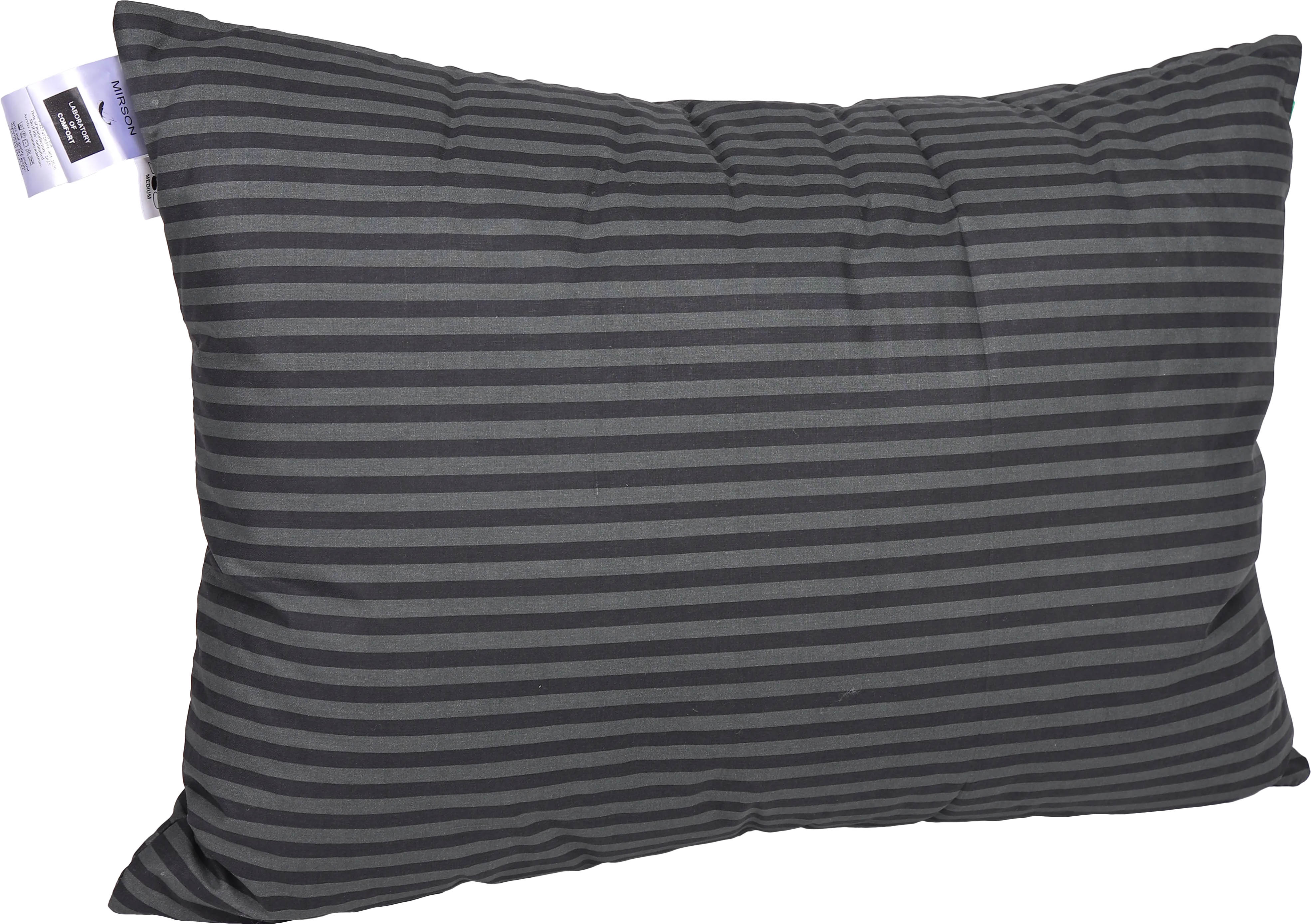 Купить Подушка стандартная MirSon №0110 Сolor Fun Line 17-0611 Stripe Black Eco-Soft 50х70 см (2200010863406) - Фото 1 Подушка стандартная MirSon №0110 Сolor Fun Line 17-0611 Stripe Black Eco-Soft 50х70 см (2200010863406) - Фото 1