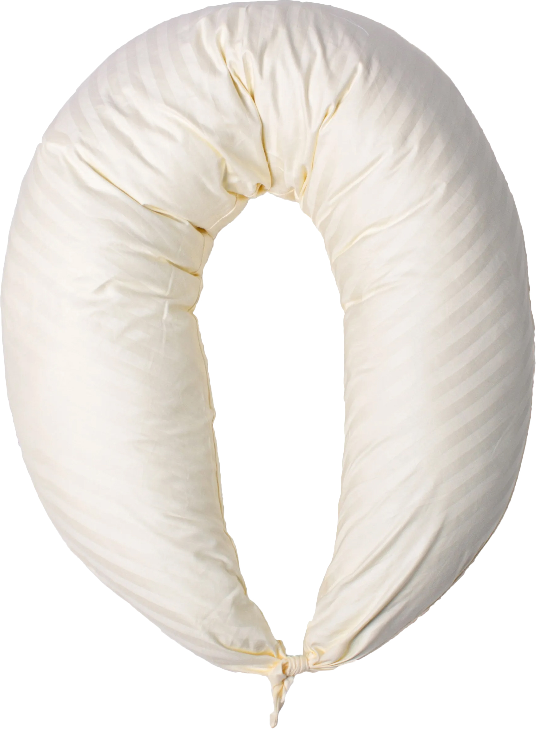 Подушка для годування MirSon №10081 Satin Stripe Soft Yellow (2200007216253) - Фото 1