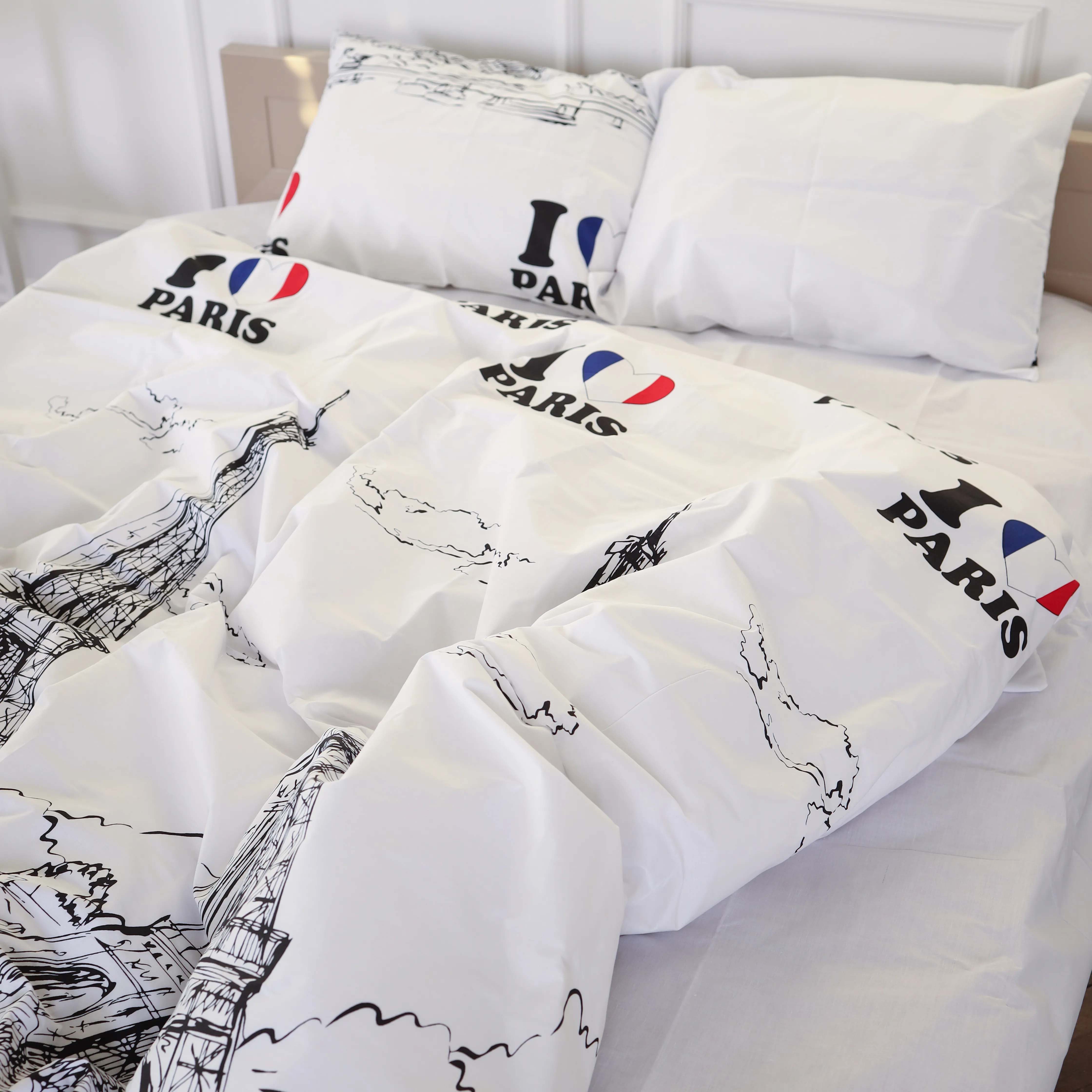 Комплект постільної білизни MirSon 143х210 см Бязь 17-4743 Paris (2200008929800) - Фото 1