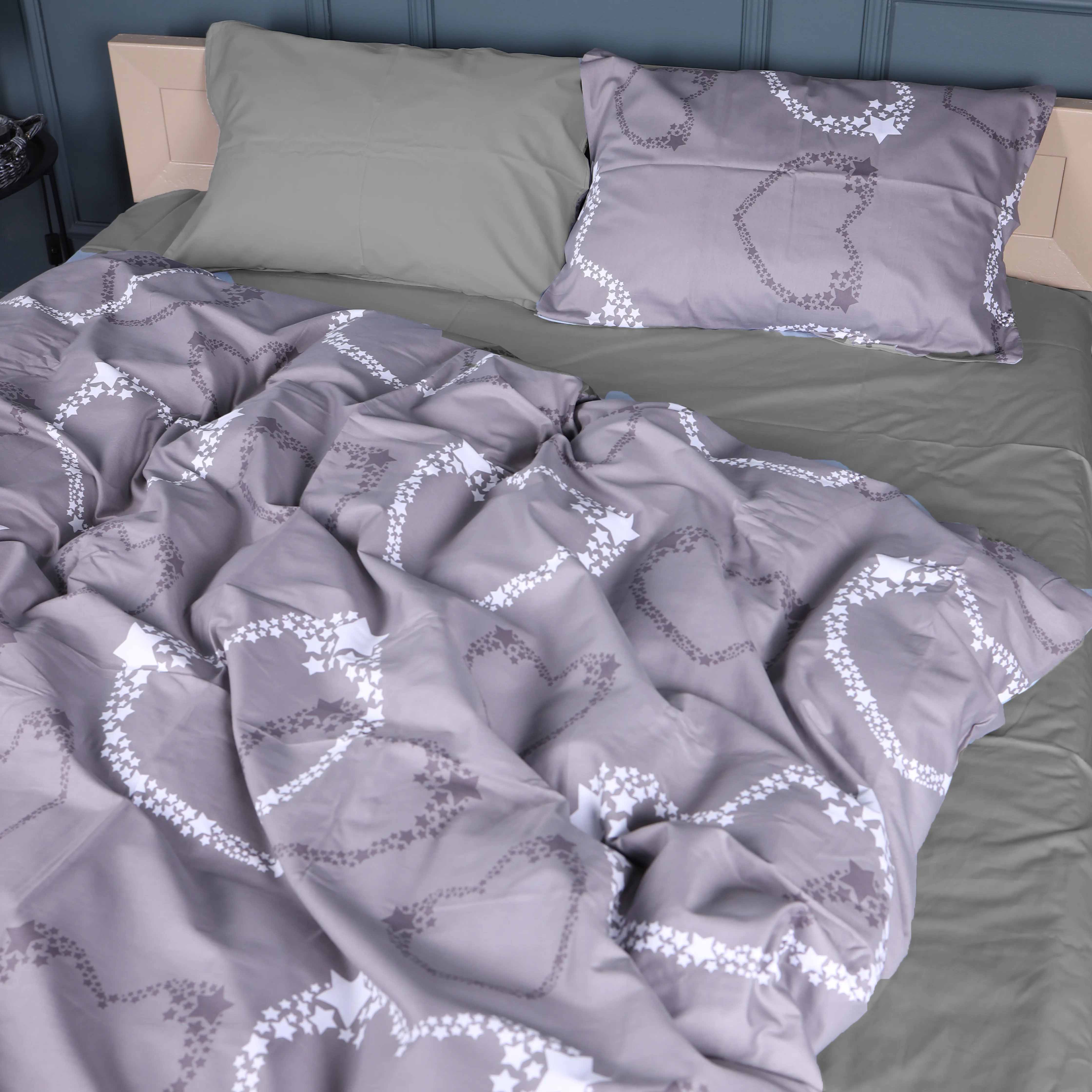 Комплект постільної білизни MirSon 143х210 см 22-1389 Loving Hearts Сатін (2200010563498) - Фото 1