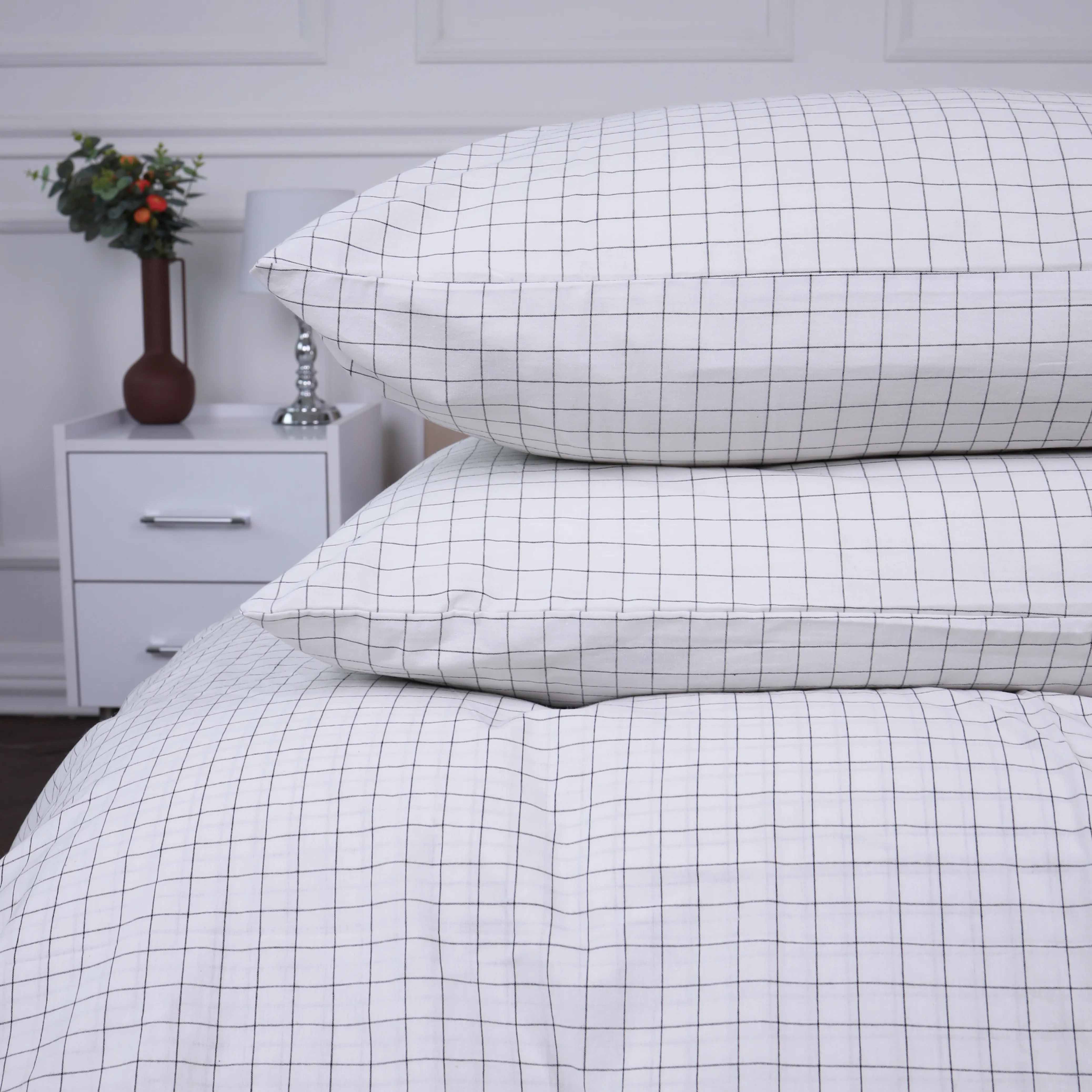 Комплект постільної білизни MirSon 143х210 см 40-0011 Ernestine Варена бавовна (2200009011740) - Фото 1