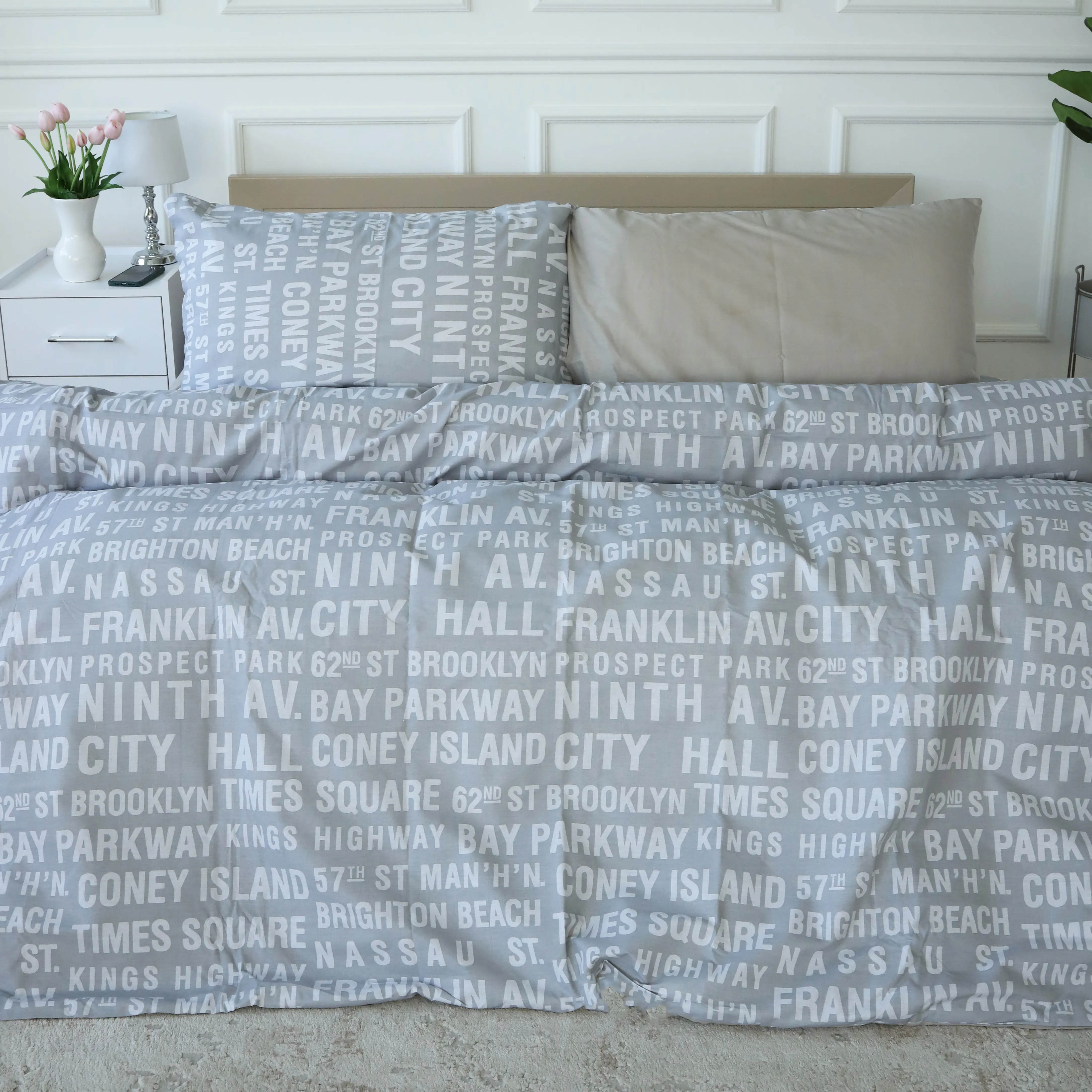 Купить Комплект постельного белья MirSon 143х210 см Ranforce Elite 17-4739 Newspaper (2200008927981) - Фото 1 Комплект постельного белья MirSon 143х210 см Ranforce Elite 17-4739 Newspaper (2200008927981) - Фото 1