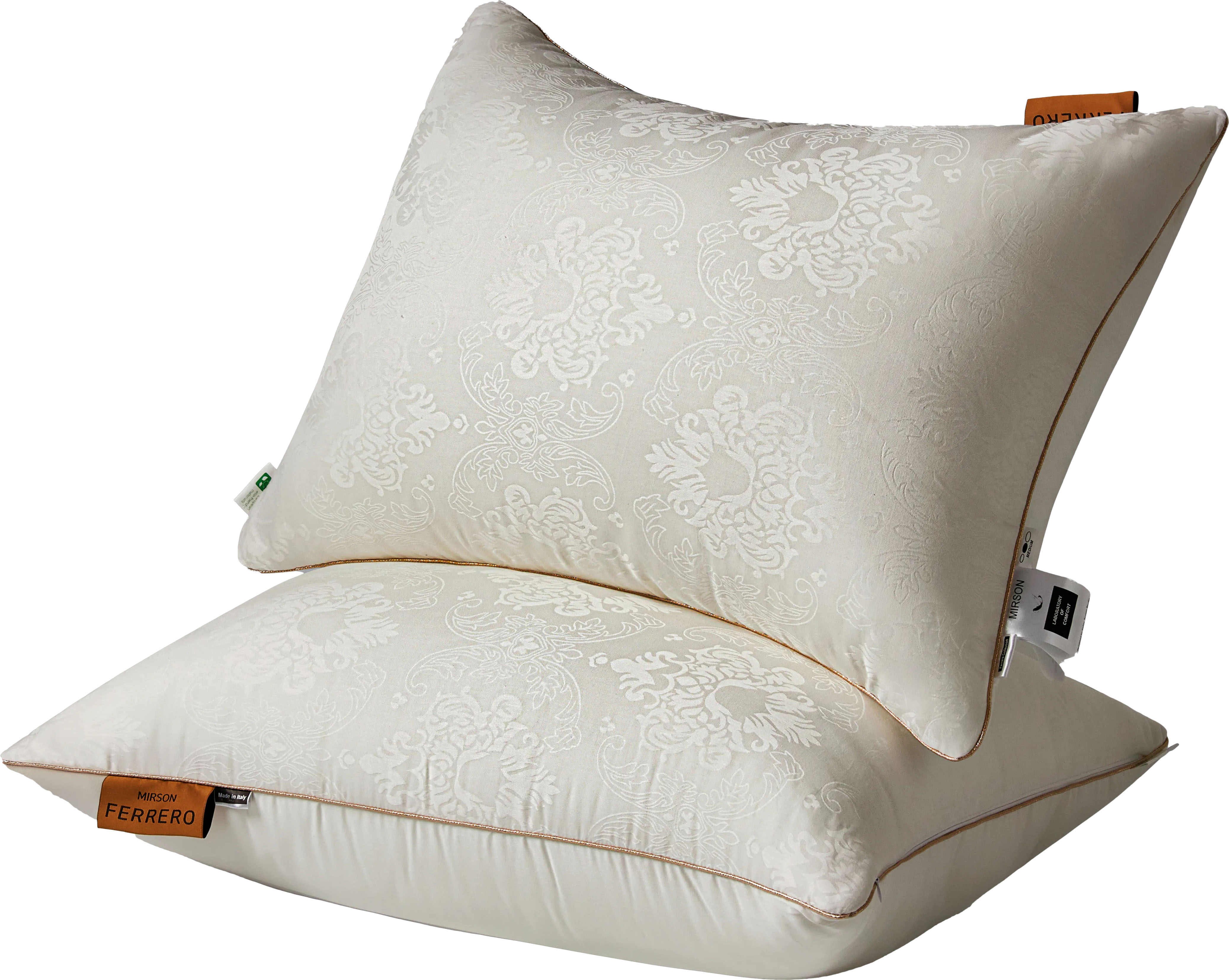 Подушка стандартна MirSon №15-94 Ferrero memory effekt Vanilla 50х70 (2200011167688) - Фото 1