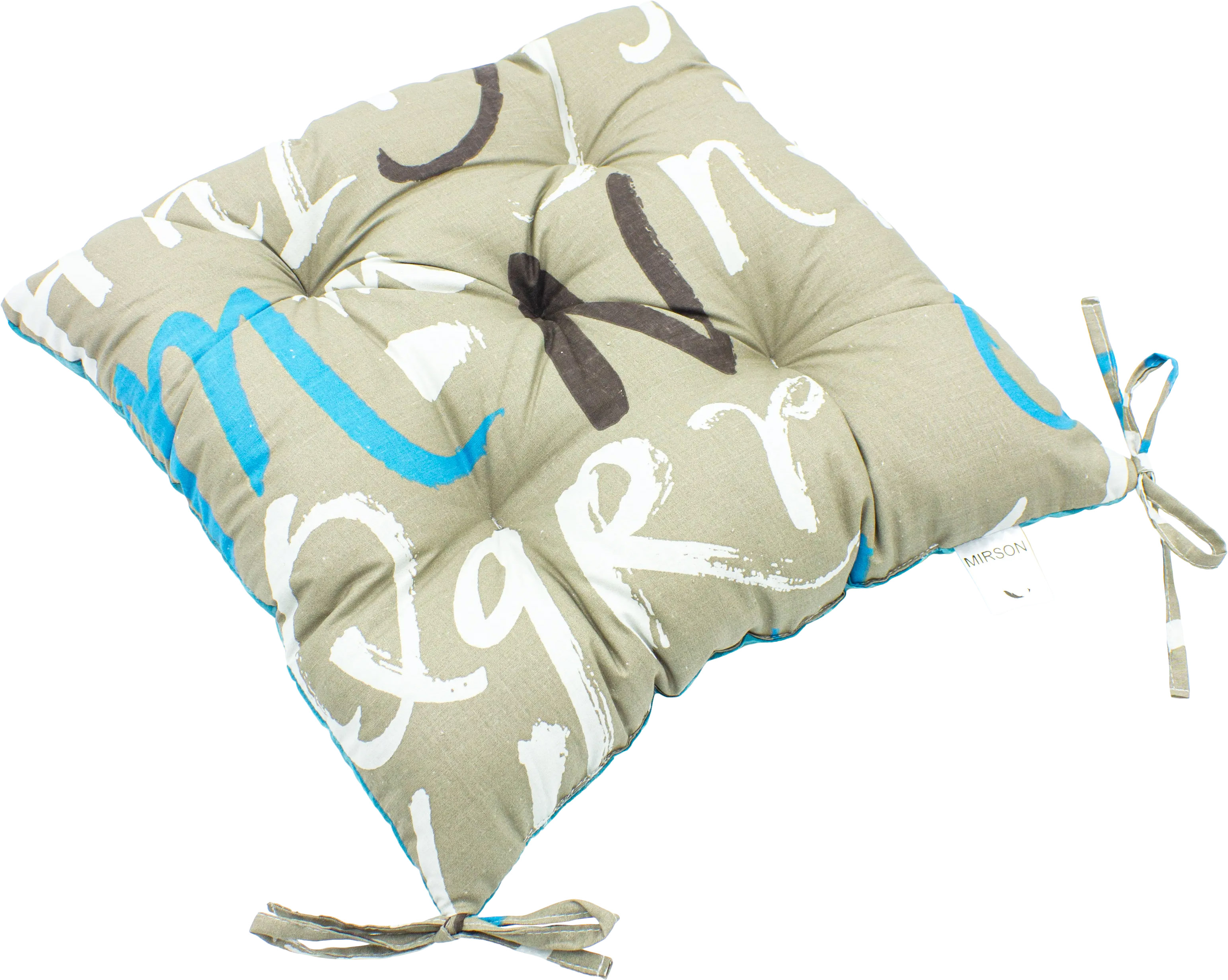 Подушка для стільця MirSon Бязь Принт 17-0104 Severo 50х50 см (2200006276456) - Фото 1