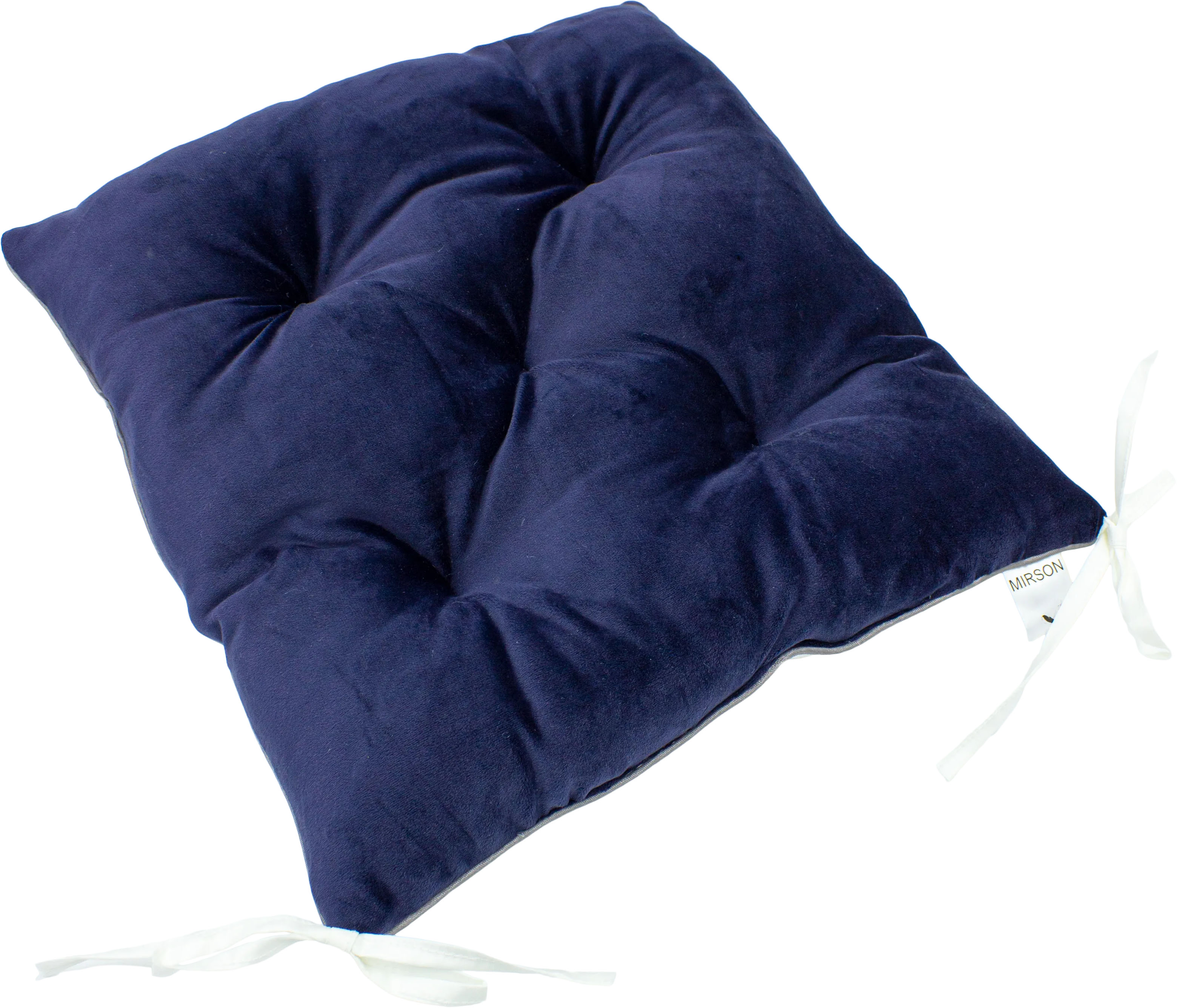 Подушка для стільця MirSon 28-0006 Navy blue Velvet 50х50 см (2200006275794) - Фото 1