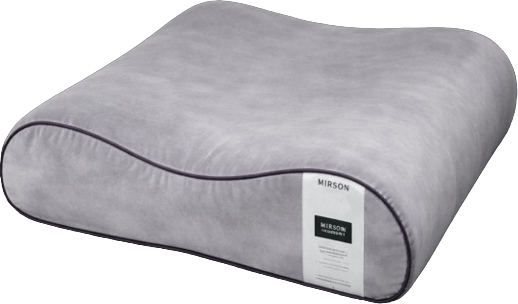 Подушка ортопедична MirSon №4165 28-0005 Ashen Velvet (2200006423799) - Фото 1