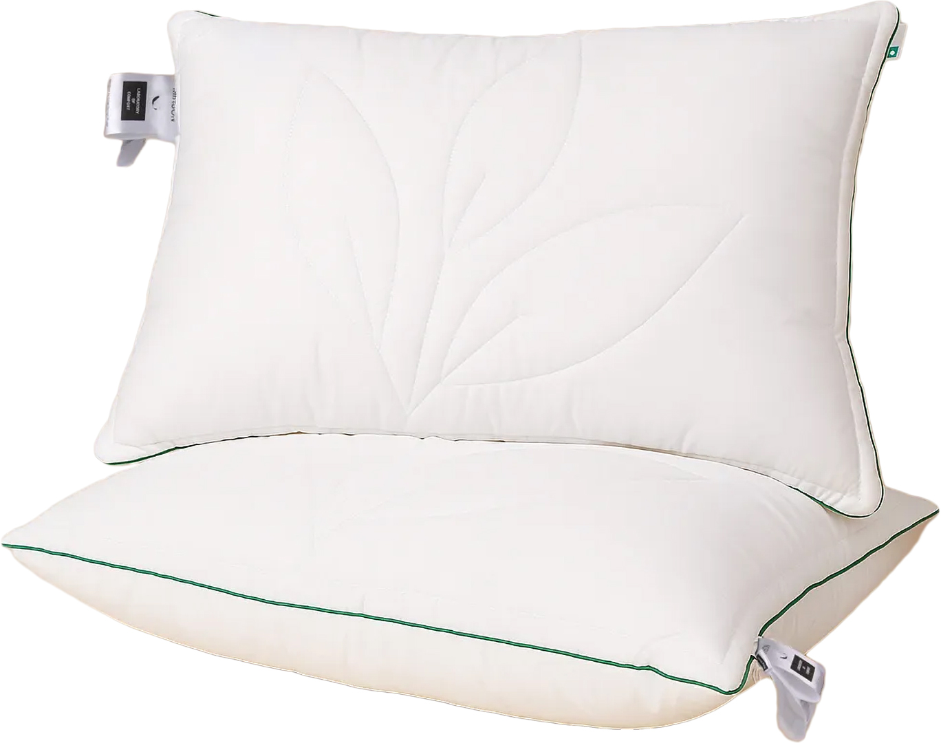 Подушка стандартная MirSon №513 Marzello Collection Eucalyptus мягкая 60x60 см (2200012229583) - Фото 1