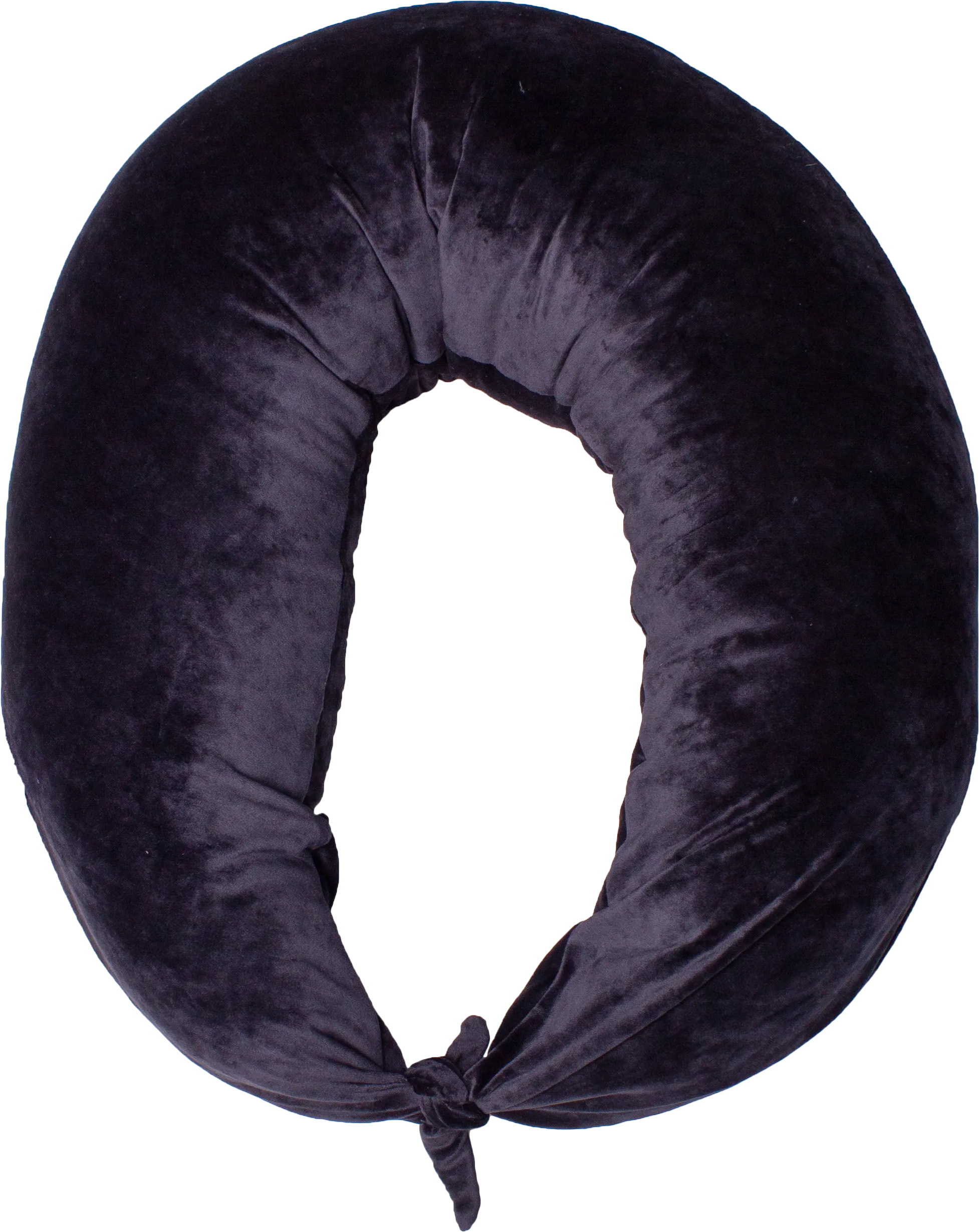 Подушка для годування MirSon №8305 Velvet Line 28-0007 Black Велюр 30х170х20 см (2200006200307) - Фото 1