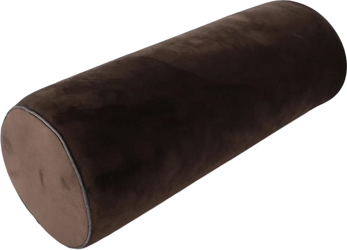 Подушка валик MirSon №8492 Velvet Line 28-0005 Ashen Велюр Пена Memory Антиаллергенная 50х20 см (2200006340010) - Фото 1