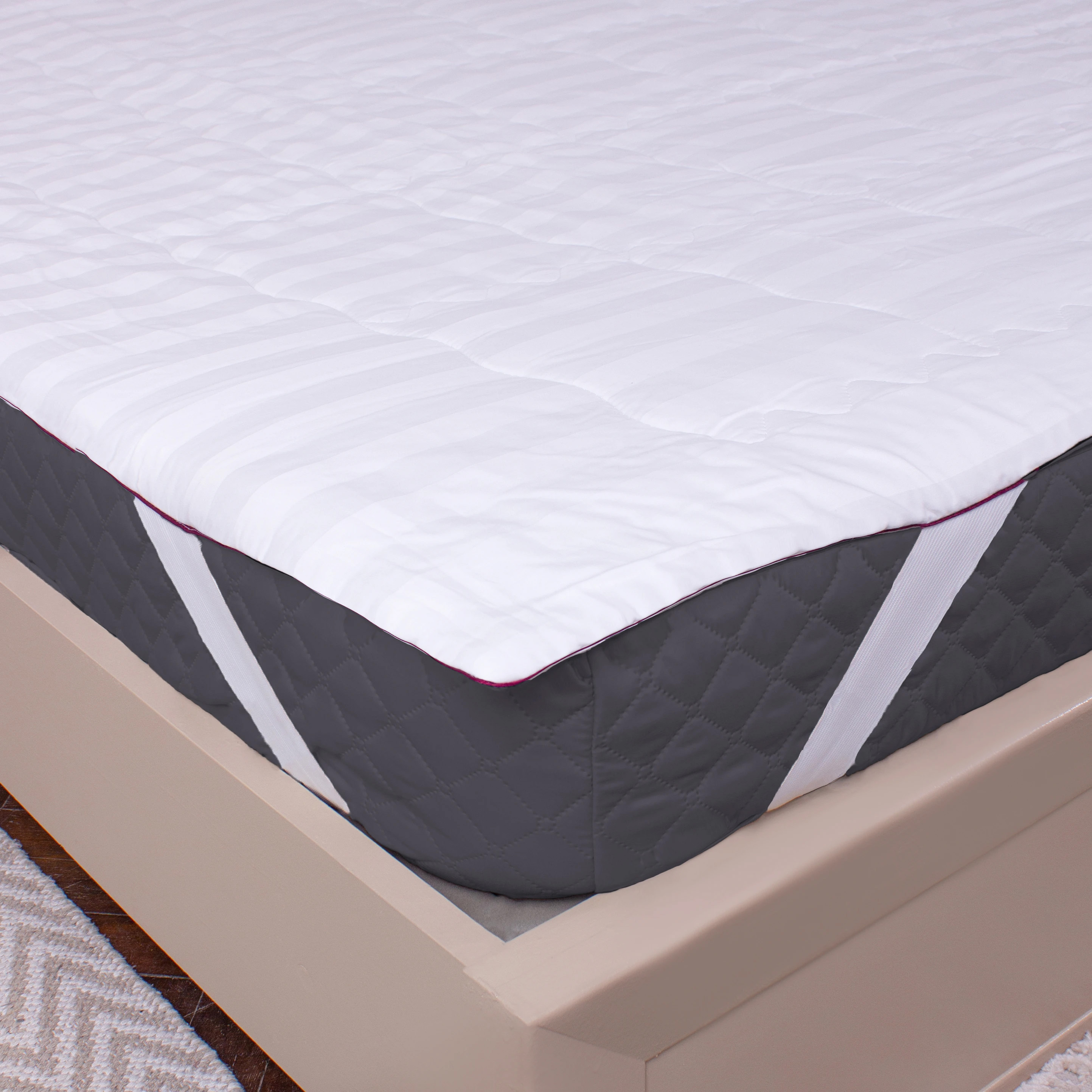 Наматрасник детский MirSon DeLuxe Cotton 4090 60x120 см (2200000142337) - Фото 1