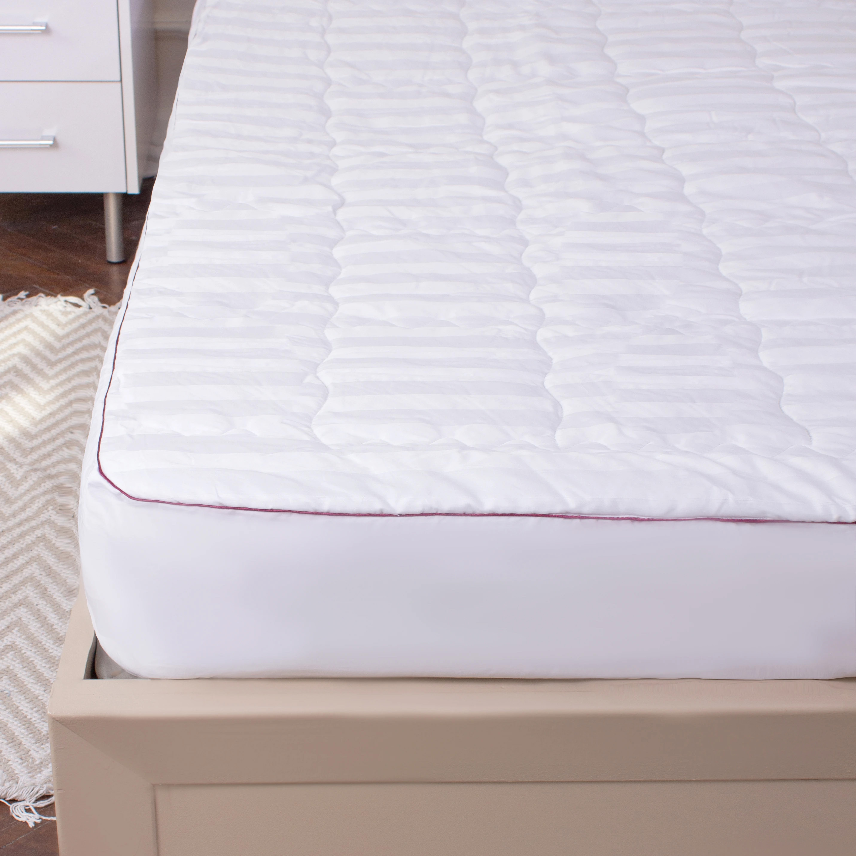 Наматрасник MirSon DeLuxe Cotton 4091 80x190 см (2200000385536) - Фото 1