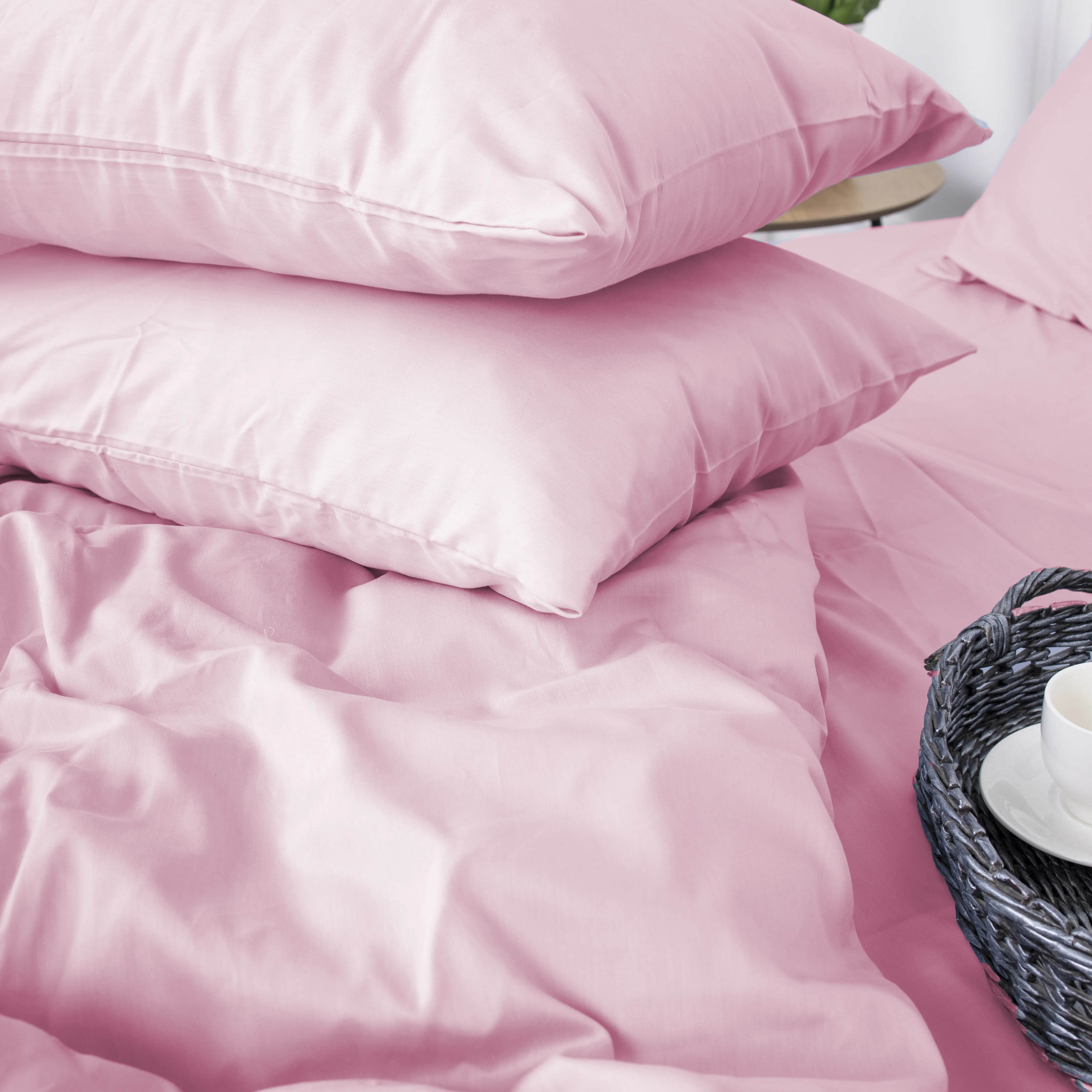 Комплект постельного белья MirSon King Size Сатин 00199 Laura 220х240 см (2200001169463) - Фото 1