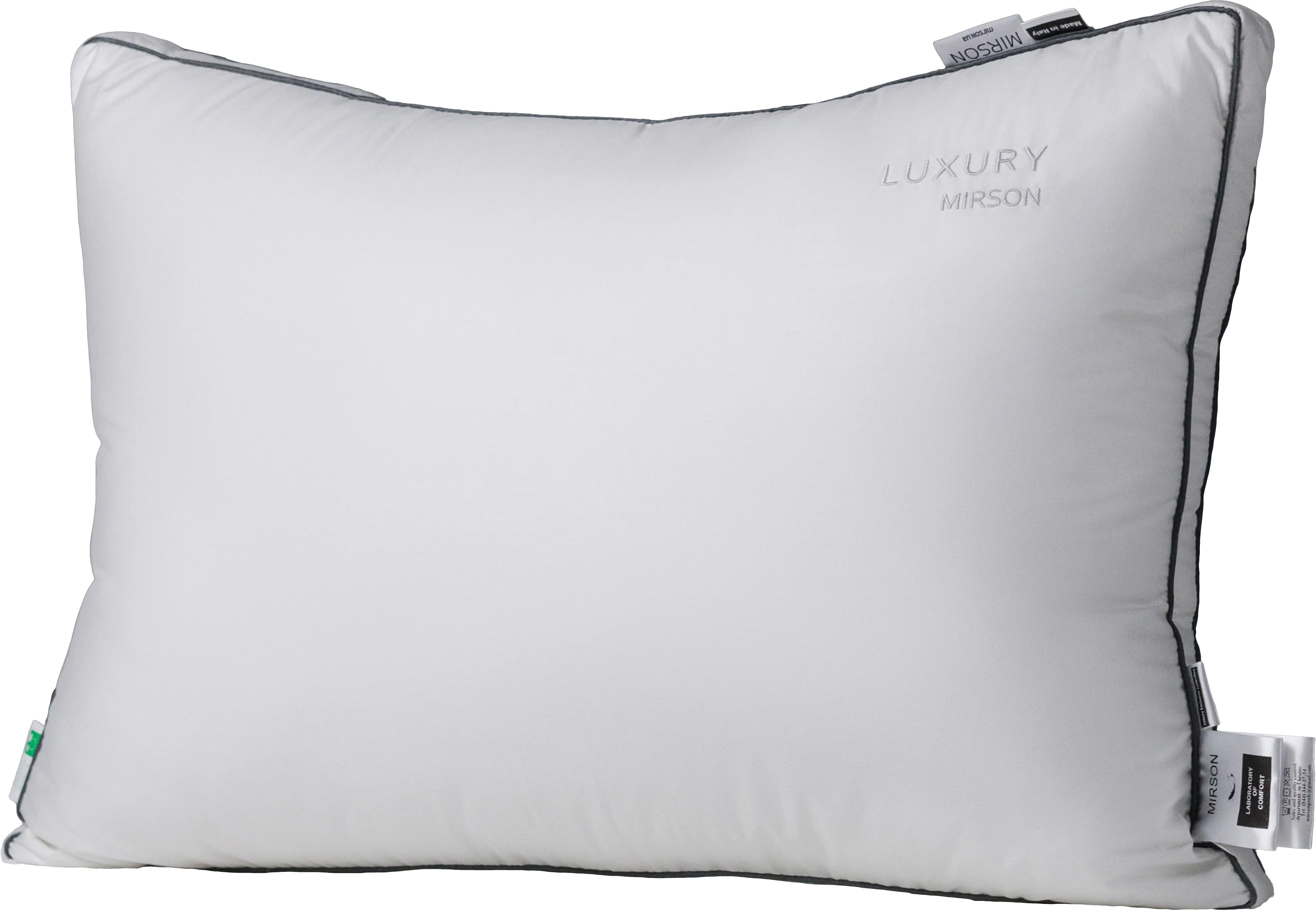 Подушка стандартна MirSon 1499 Luxury Exclusive memory effekt Середня 60х60 см (2200001540729) - Фото 1