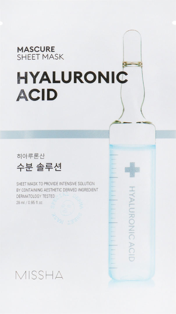 Маска для лица Missha Mascure Solution HYALURON_ACID, 27 мл (8809747963669) - Фото 1