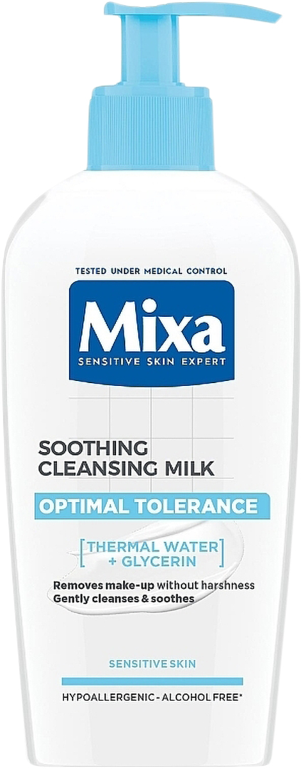 Купить Молочко для снятия макияжа Mixa для очень чувствительной кожи лица 200 мл (3600550304718) - Фото 1 Молочко для снятия макияжа Mixa для очень чувствительной кожи лица 200 мл (3600550304718) - Фото 1