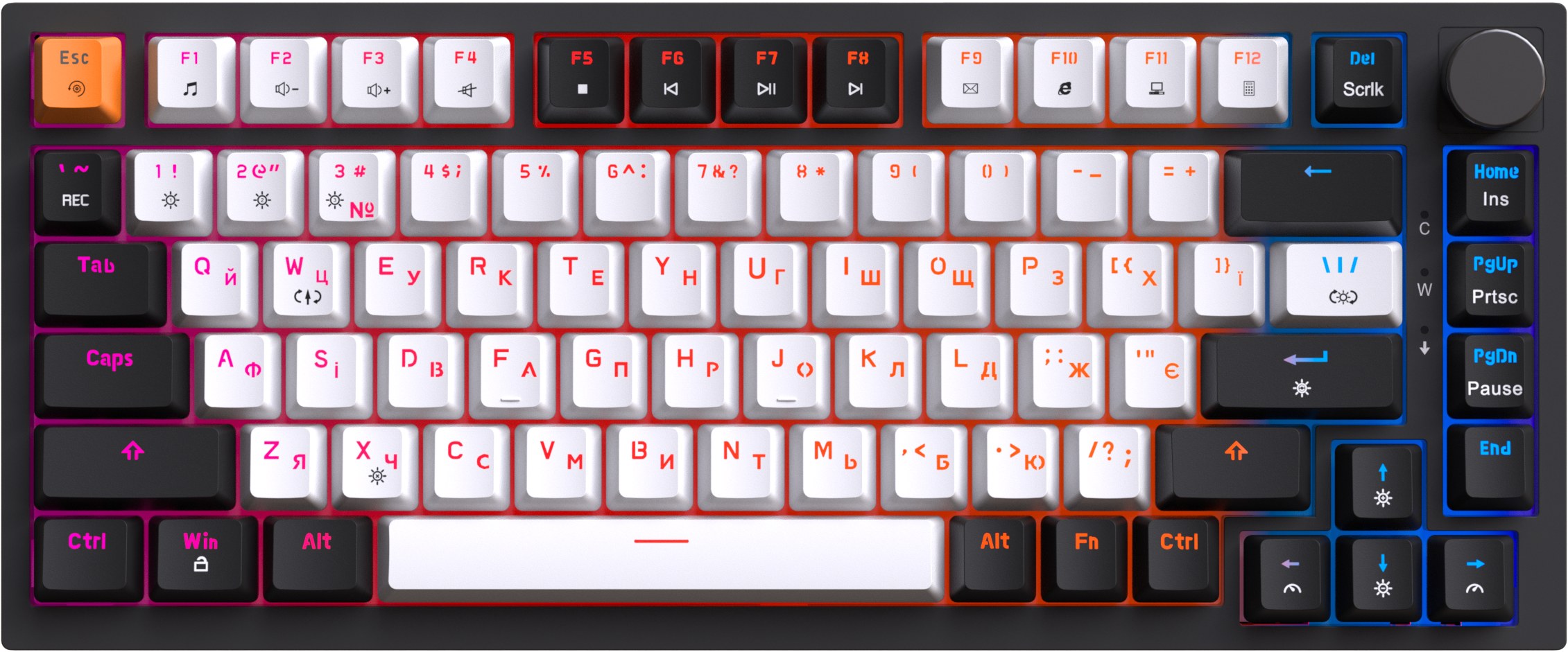  GamePro MK160B Hot Swap Red Swich RGB 