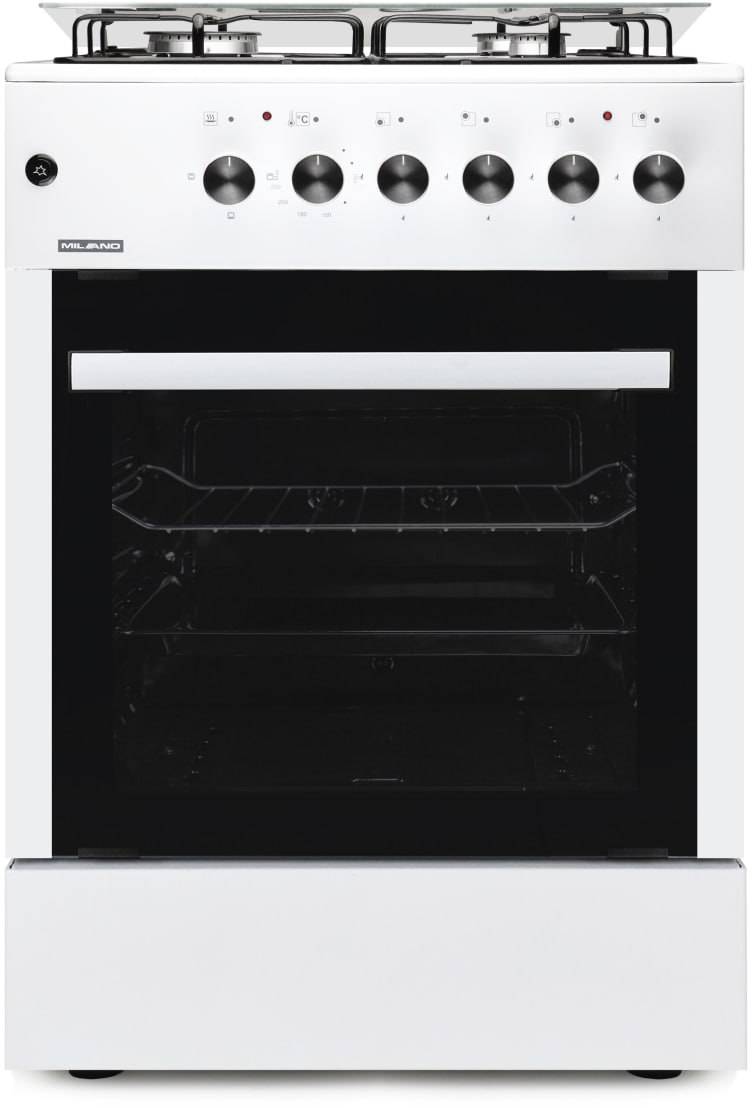 Плита газова Milano ML60 E40+біла - Фото 1