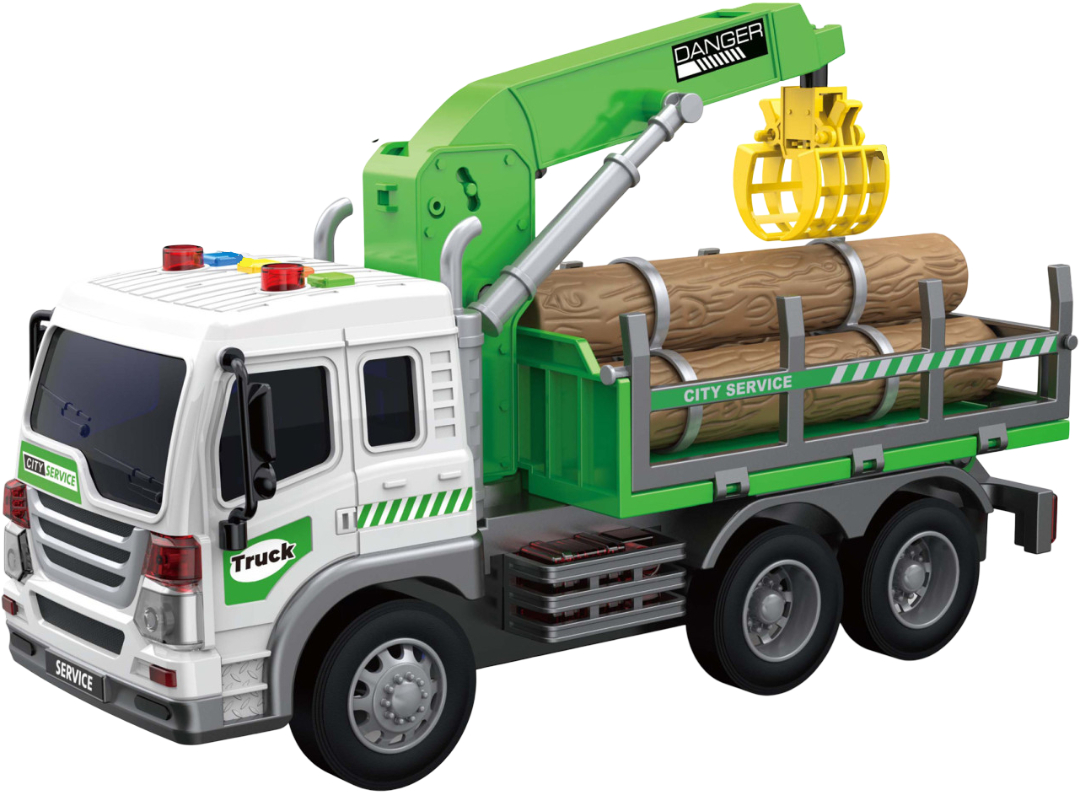 Наземная спецтехника Wenyi грузовая машинка с погрузчиком и дровами (WY300E) - Фото 1