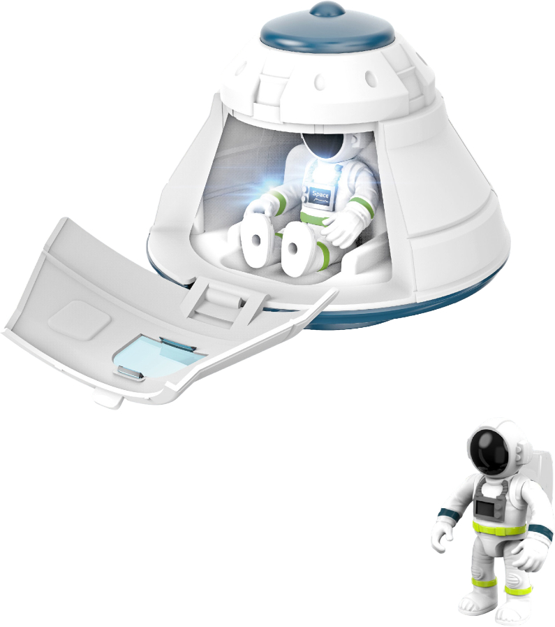 Базовый игровой транспорт для малыша Interstellar Expand Космическая капсула (80100) - Фото 1