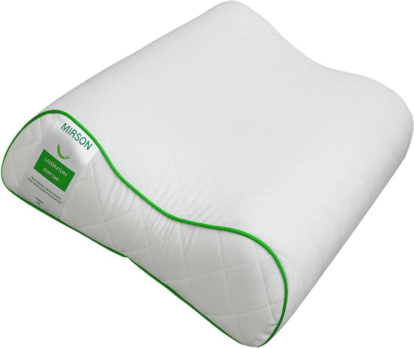 Купить Подушка ортопедическая MirSon №6019 Steep Line Aloe Vera 58х40х10.5 (2200003261219) - Фото 1 Подушка ортопедическая MirSon №6019 Steep Line Aloe Vera 58х40х10.5 (2200003261219) - Фото 1
