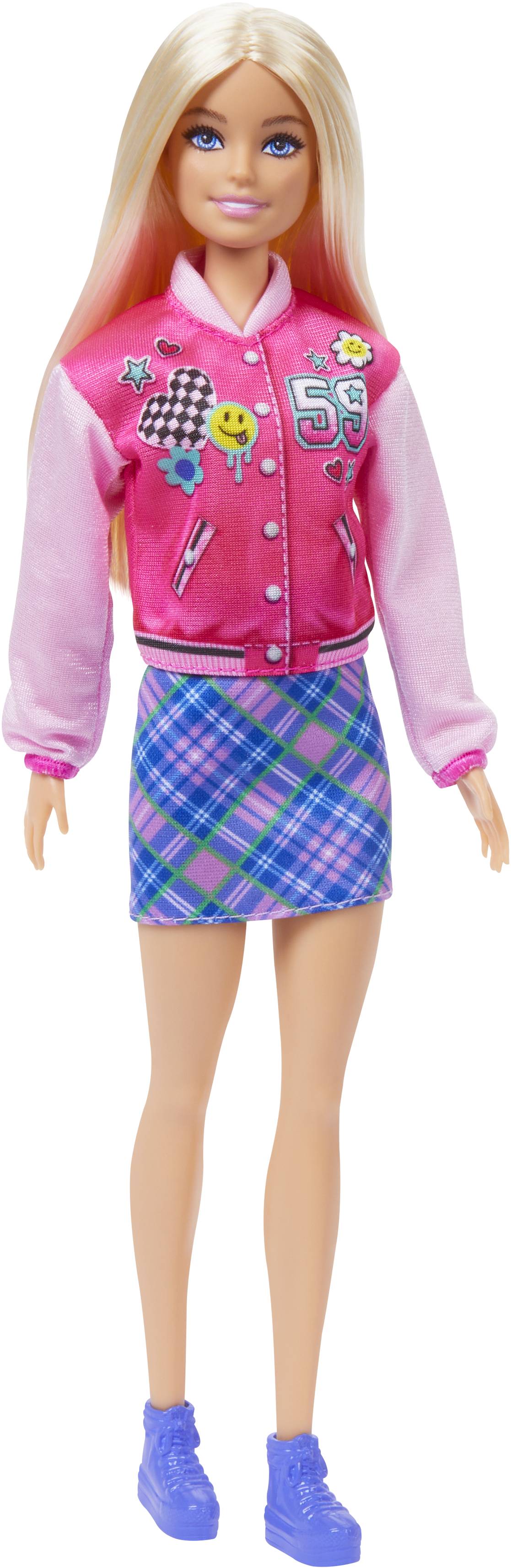 Одежда и аксессуары для куклы Barbie «Школьный стиль» с аксессуарами для учёбы (HRG84) - Фото 1