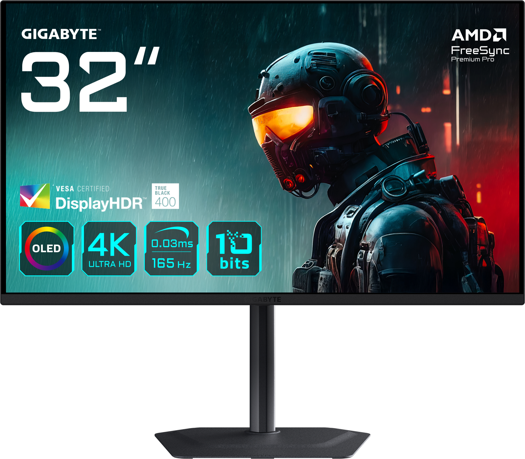 Монитор игровой Gigabyte MO32U OLED Gaming Monitor - Фото 1