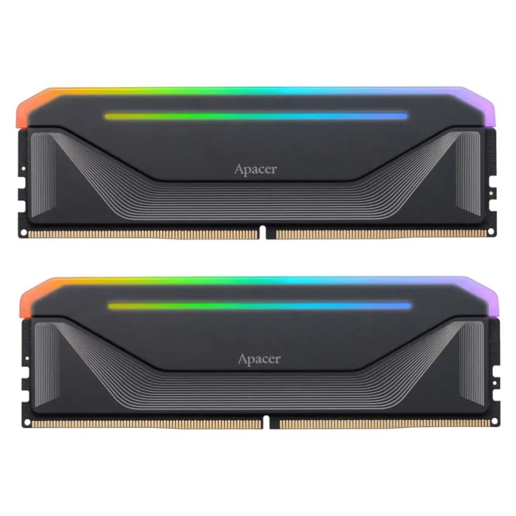 Память DDR Apacer DDR5 2x16GB/6000 NOX RGB Black (AH5U32G60C622NBAA-2) - Фото 1