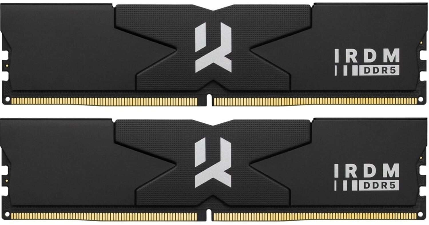 Память DDR Goodram DDR5 2x16GB/6000 IRDM Black (IR-6000D564L36S/32GDC) - Фото 1